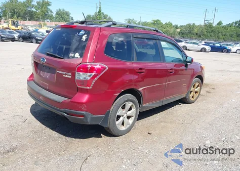 2014 Subaru Forester 2.5I Premium from USA, damaged, VIN JF2SJAEC9EH447788